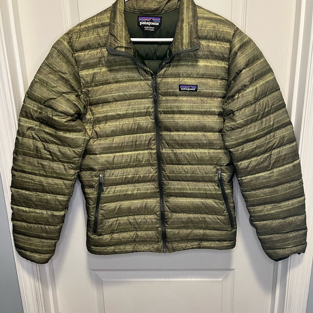 Patagonia Men's Olive Puffer Jacket